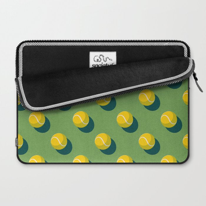 BALLS Tennis - grass court - pattern Laptop Sleeve Gallery Image 2