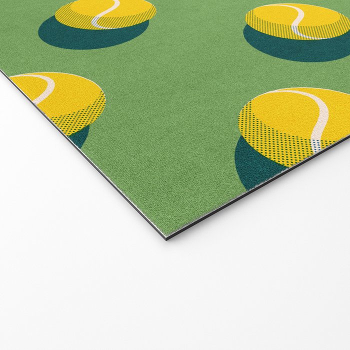 BALLS Tennis - grass court - pattern Welcome Mat Gallery Image 2