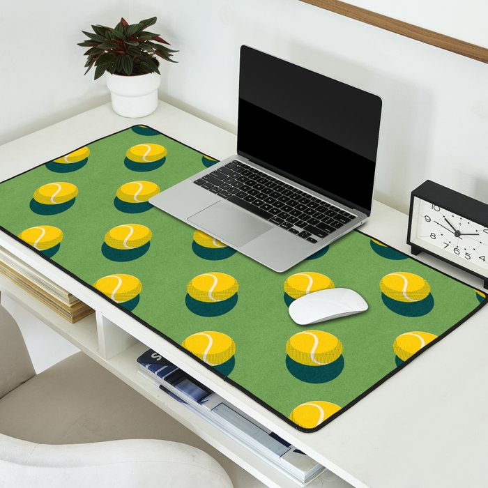 BALLS Tennis - grass court - pattern Desk Mat Gallery Image 2