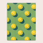 BALLS Tennis - grass court - pattern Notebook Gallery Image 4