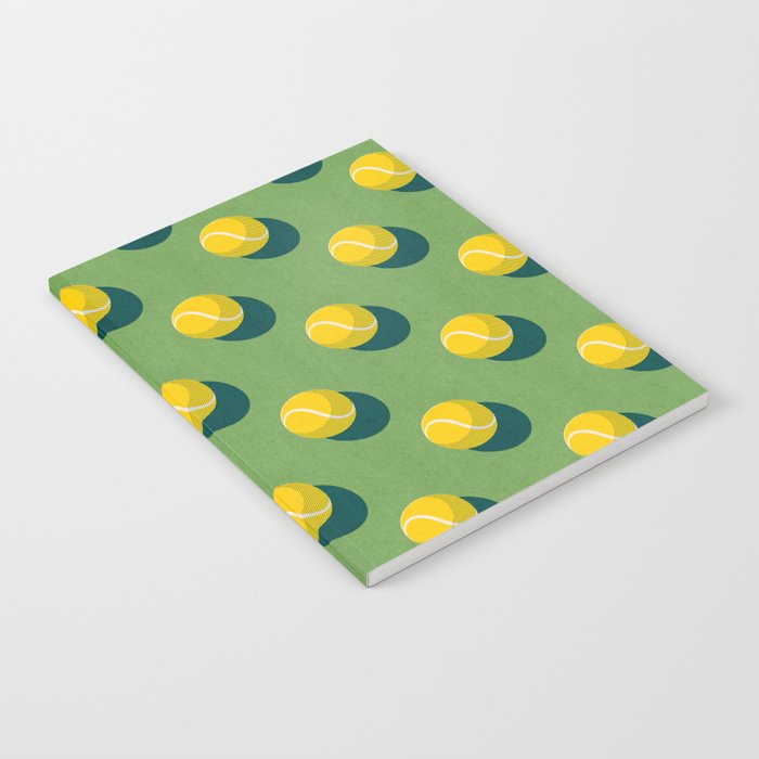 BALLS Tennis - grass court - pattern Notebook Gallery Image 2