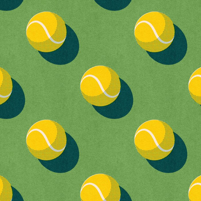 BALLS Tennis - grass court - pattern Coffee Mug Gallery Image 2