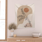 Minimal Abstract Art Landscape 15 Wall Tapestry Gallery Image 2