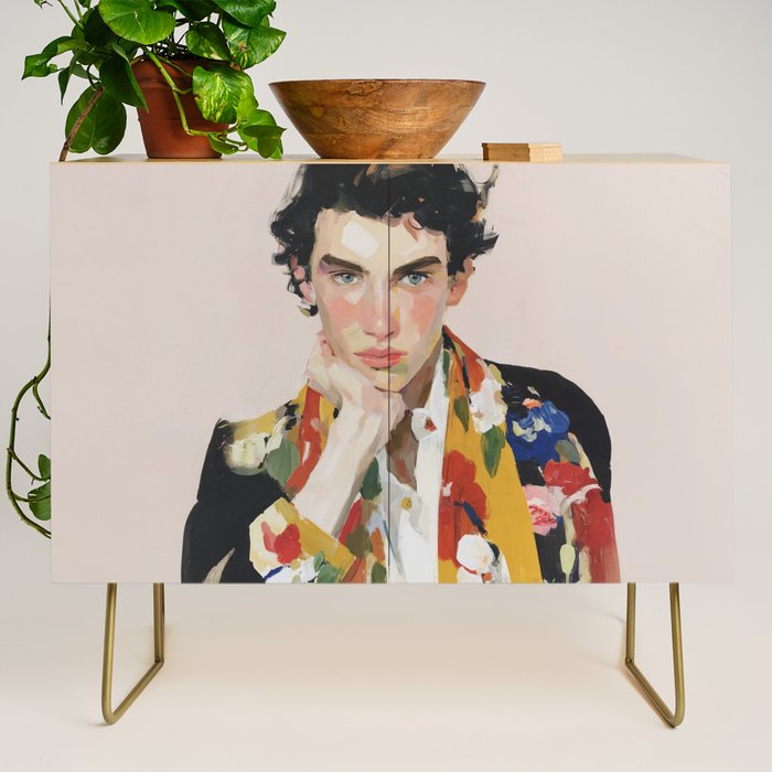 Floral Gaze Portrait Credenza Gallery Image 1