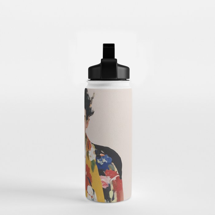 Floral Gaze Portrait Water Bottle Gallery Image 2