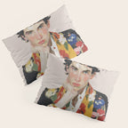Floral Gaze Portrait Pillow Sham Gallery Image 3