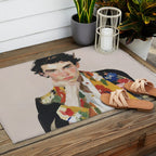 Floral Gaze Portrait Outdoor Rug Gallery Image 2