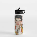 Floral Gaze Portrait Water Bottle Gallery Image 1