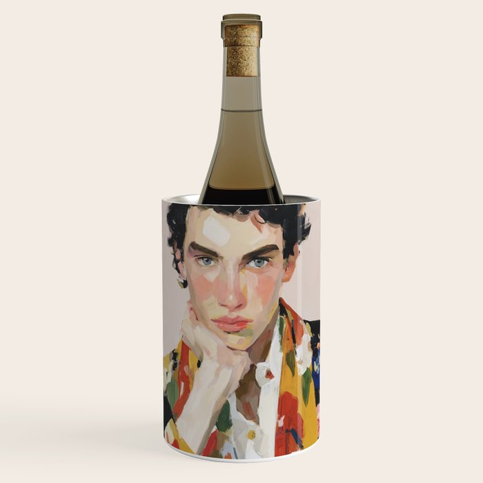 Floral Gaze Portrait Wine Chiller Gallery Image 1