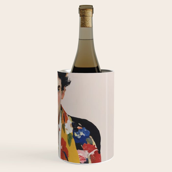 Floral Gaze Portrait Wine Chiller Gallery Image 3