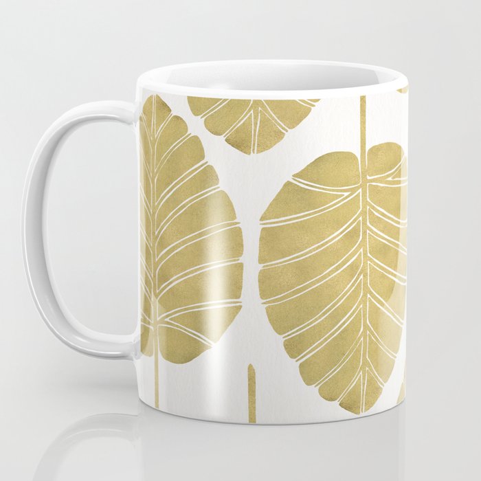 Elephant Ear Alocasia - Gold Palette Coffee Mug Gallery Image 3