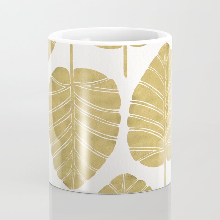 Elephant Ear Alocasia - Gold Palette Coffee Mug Gallery Image 4