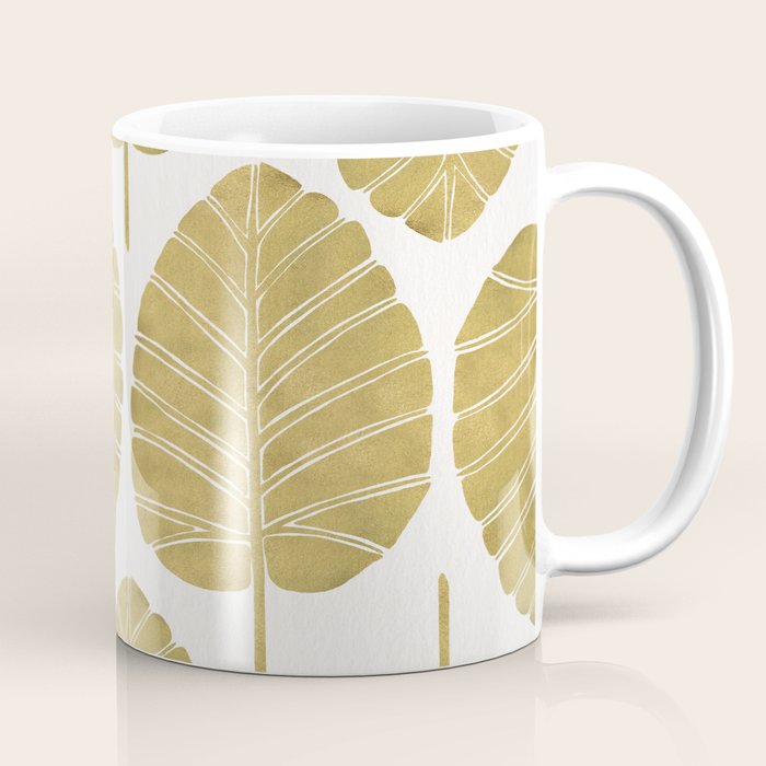 Elephant Ear Alocasia - Gold Palette Coffee Mug Gallery Image 1