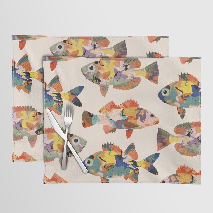 Colorful fish Placemat Gallery Image 1