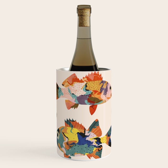 Colorful fish Wine Chiller Gallery Image 1