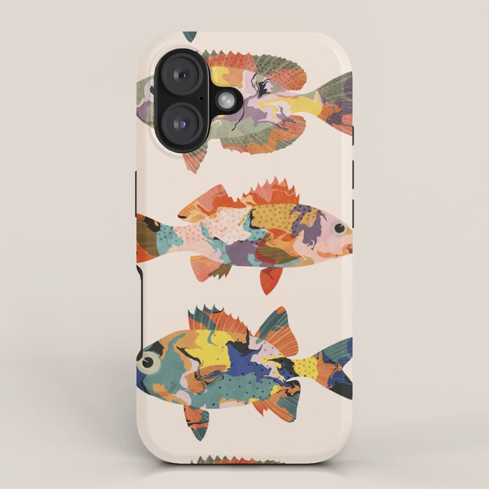 Colorful fish iPhone Case Gallery Image 1