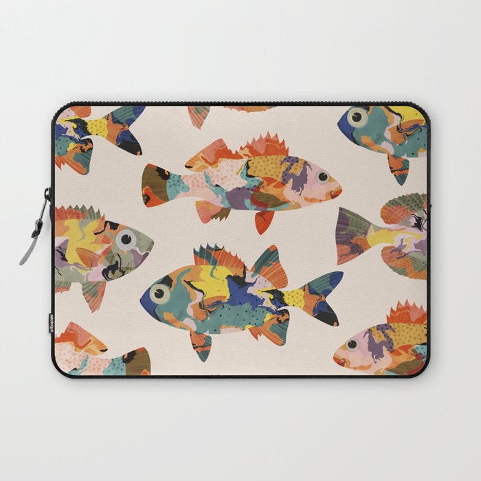 Colorful fish Laptop Sleeve Gallery Image 1