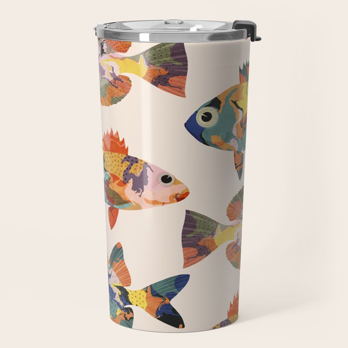 Colorful fish Travel Mug Gallery Image 2