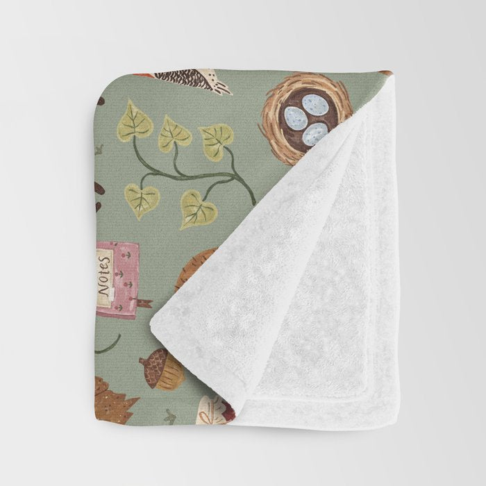 Woodsy Walk Throw Blanket Gallery Image 3