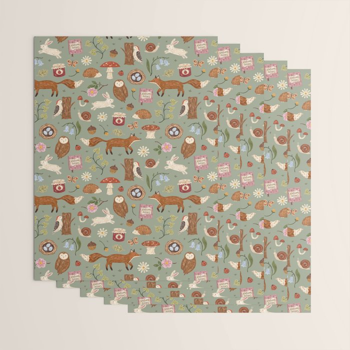 Woodsy Walk Wrapping Paper Gallery Image 3