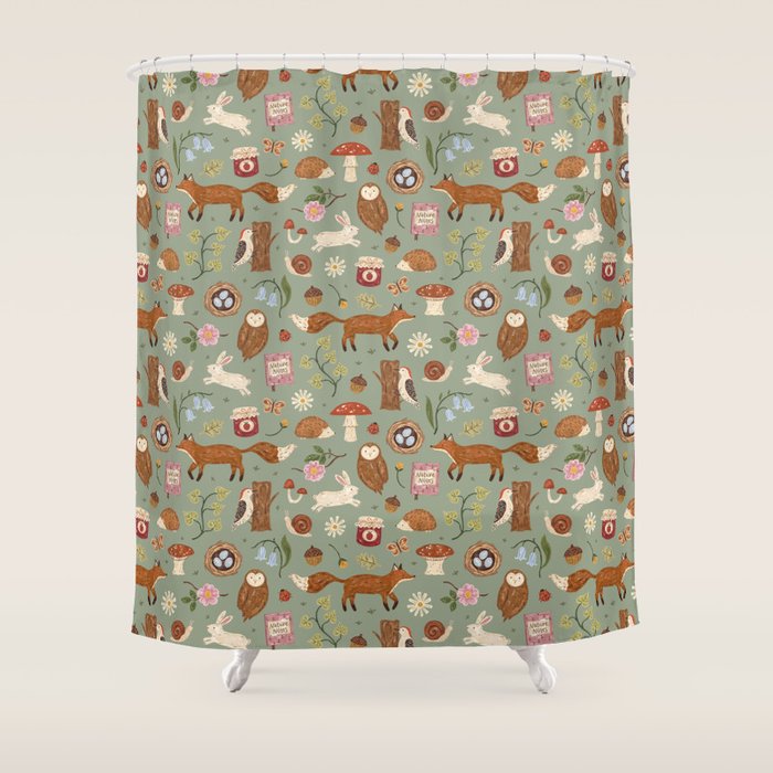 Woodsy Walk Shower Curtain Gallery Image 1