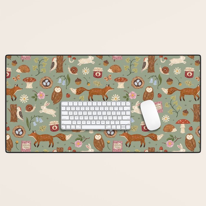 Woodsy Walk Desk Mat Gallery Image 1