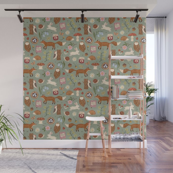 Woodsy Walk Wall Mural Gallery Image 1