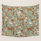 Woodsy Walk Wall Tapestry Gallery Image 4