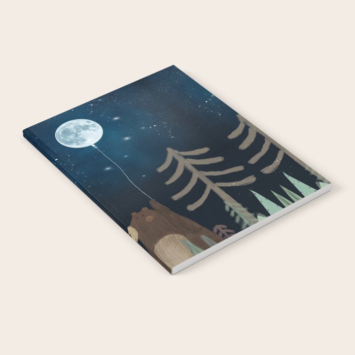 the moon balloon Notebook Gallery Image 1