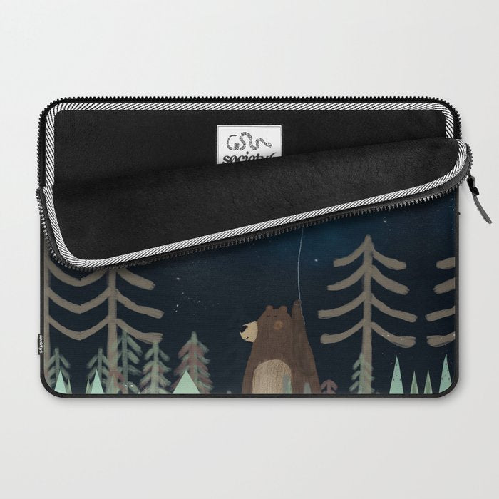 the moon balloon Laptop Sleeve Gallery Image 2