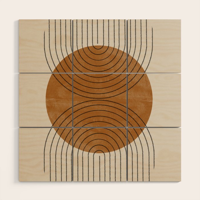 Perfect Touch  Mid Century Modern Wood Wall Art Gallery Image 1