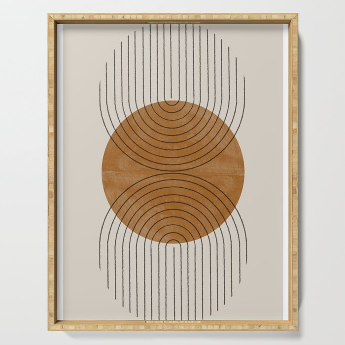 Perfect Touch  Mid Century Modern Serving Tray Gallery Image 1