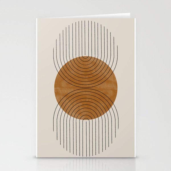 Perfect Touch  Mid Century Modern Stationery Card Gallery Image 1