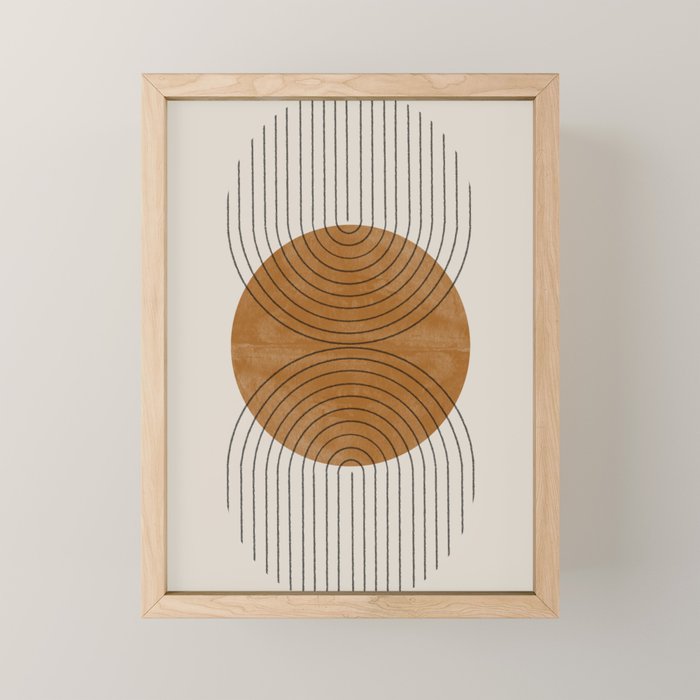 Perfect Touch  Mid Century Modern Mini Art Print Gallery Image 1