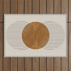 Perfect Touch  Mid Century Modern Outdoor Rug Gallery Image 1