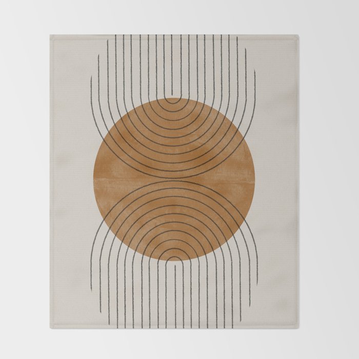 Perfect Touch  Mid Century Modern Throw Blanket Gallery Image 2