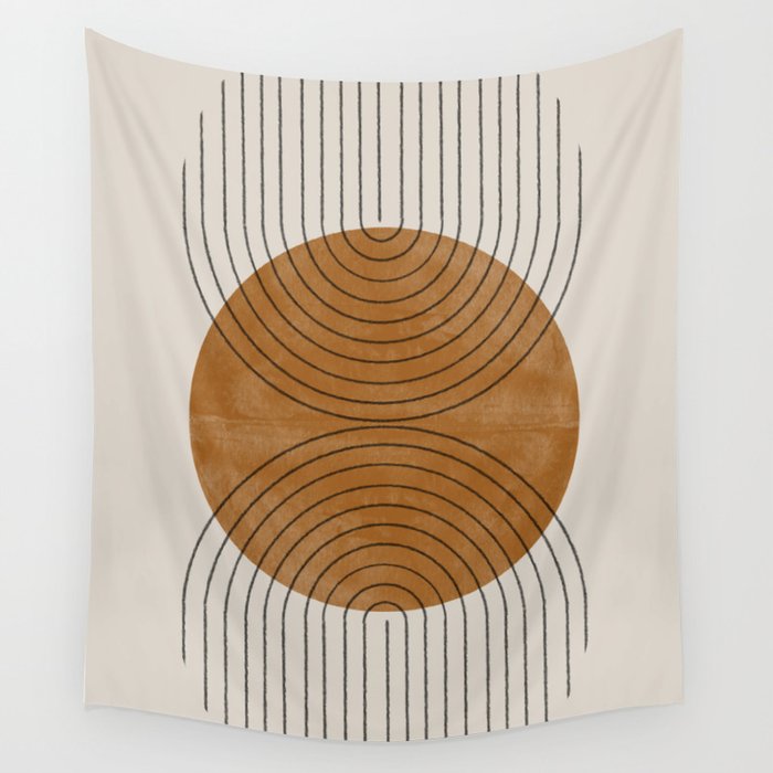 Perfect Touch  Mid Century Modern Wall Tapestry Gallery Image 4