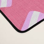 Ditsy Kitsch Ribbons and bows 2. Watermelon Pink and Red Desk Mat Gallery Image 4