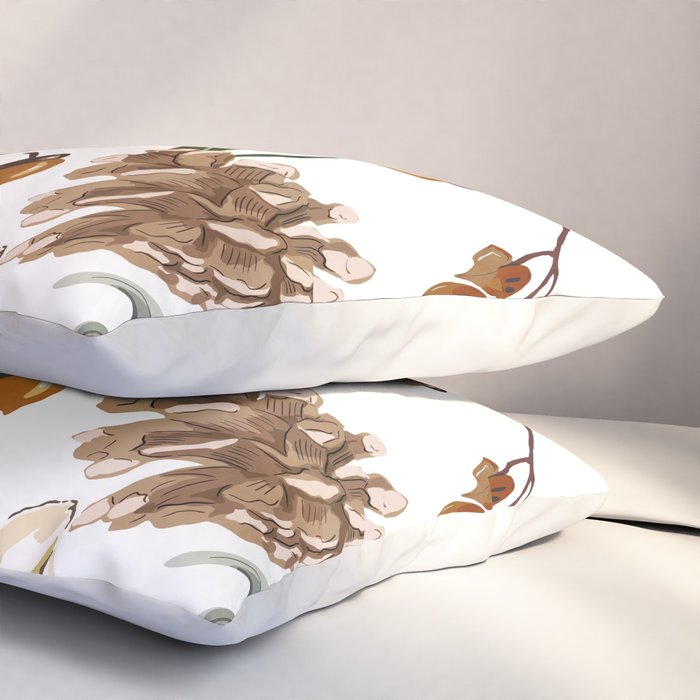 Flowering squirrel meadow Pillow Sham Gallery Image 3