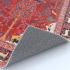 Tree of Life Beautiful Flower Garden Persian Khorassan Rug Print Rug Gallery Image 4