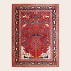 Tree of Life Beautiful Flower Garden Persian Khorassan Rug Print Poster Gallery Image 4
