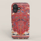 Tree of Life Beautiful Flower Garden Persian Khorassan Rug Print iPhone Case Gallery Image 1