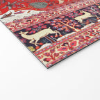 Tree of Life Beautiful Flower Garden Persian Khorassan Rug Print Welcome Mat Gallery Image 2