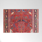 Tree of Life Beautiful Flower Garden Persian Khorassan Rug Print Welcome Mat Gallery Image 1