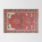 Tree of Life Beautiful Flower Garden Persian Khorassan Rug Print Rug Gallery Image 2