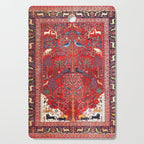 Tree of Life Beautiful Flower Garden Persian Khorassan Rug Print Cutting Board Gallery Image 1