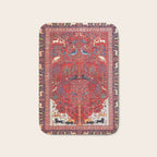 Tree of Life Beautiful Flower Garden Persian Khorassan Rug Print Bath Mat Gallery Image 1