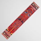 Tree of Life Beautiful Flower Garden Persian Khorassan Rug Print Table Runner Gallery Image 3