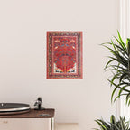 Tree of Life Beautiful Flower Garden Persian Khorassan Rug Print Poster Gallery Image 2