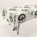 Elegant Vintage Floral Pattern Tablecloth Gallery Image 1